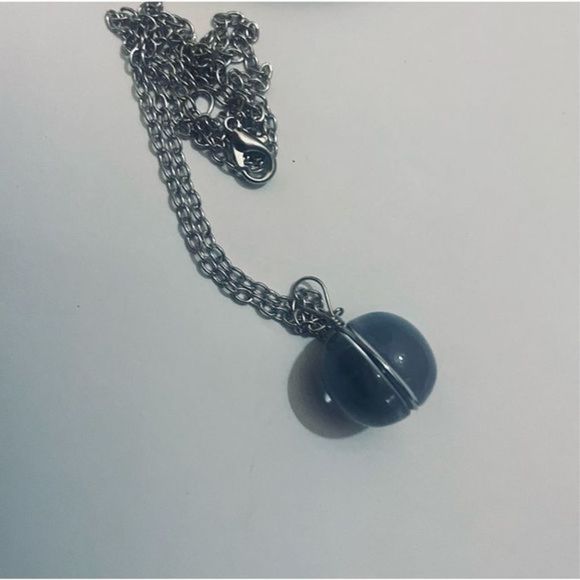 Gemini BLUE GLOBE ZODIAC STAR SIGN HOROSCOPE NECKLACE - Picture 6 of 8